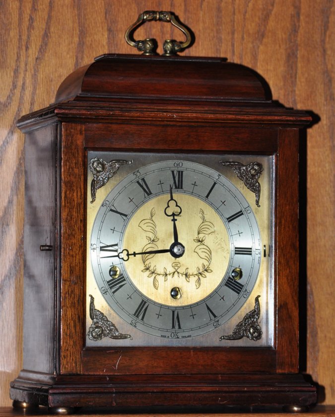Elliott clock case 1950s
