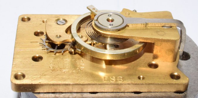 Smiths ABEC clock escapement platform 1950