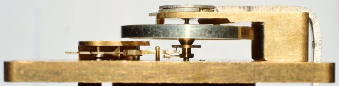 Smiths ABEC clock escapement platform 1950 side view