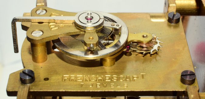Elliott clock escapement platform 1980s