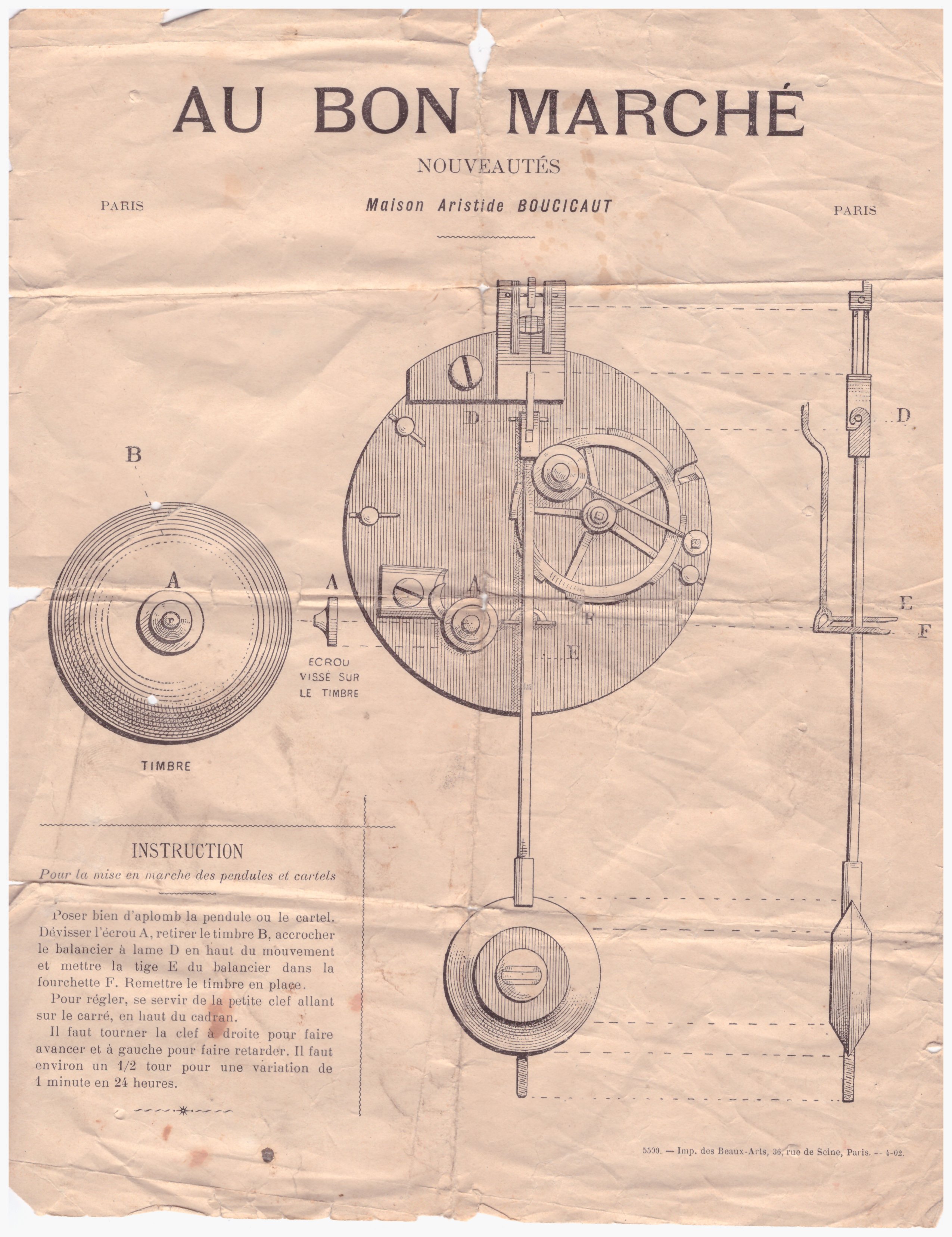 setting up a French Clock