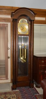 1920 Herschede 9 tubular bell clock