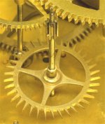 Japy clock escape wheel