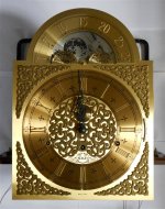 Urgos grandfather clock dial 1980