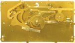 front of Urgos grandfather clock mechanism