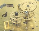 gears in a Hermle clock