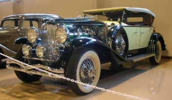 1934 Duesenberg J Supercharged Dual Cowl Phaeton car
