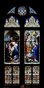 painted glass window