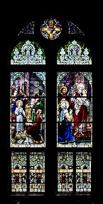 painted glass window