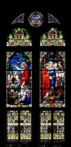 painted glass window