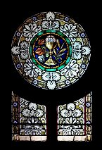 painted glass window