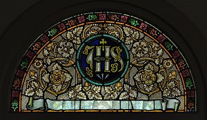 painted glass window