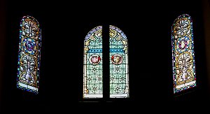 painted glass window