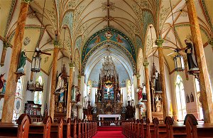 interior of Nativity of St. Mary Catholic Church in High Hill