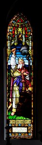 Painted glass window