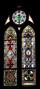 Painted glass window