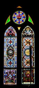 Painted glass window