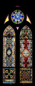 Painted glass window
