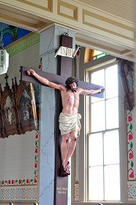 Crucifix in Sts. Cyril and Methodius Church in Dubina