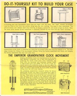 Emperor clock build the case