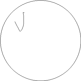 club tooth in a circle