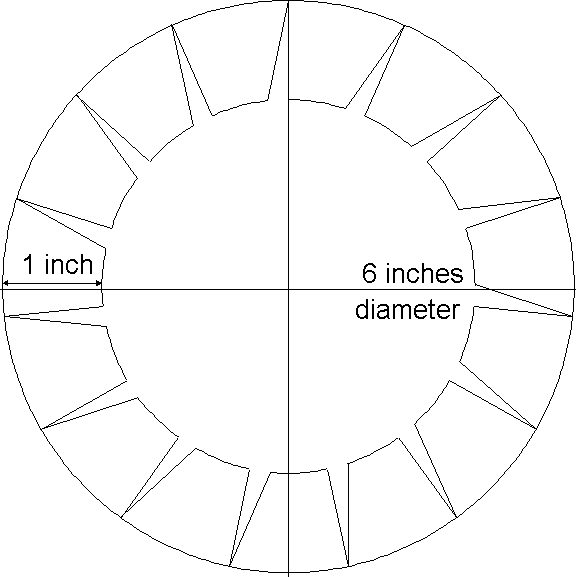 drawing of the duplex escape wheel