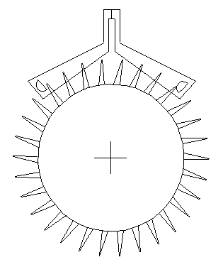 Drawing the rest of the Brocot escapement