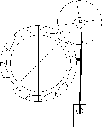 completed drawing of the chronometer escapement