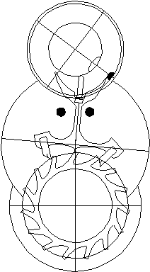 In this drawing, the guard finger is too short