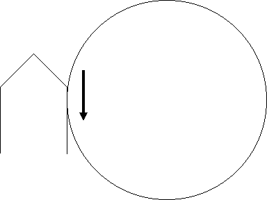 drawing of the guard pin rubbing against the safety roller