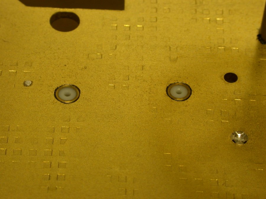 a nylon bushing in a clock is very unusual