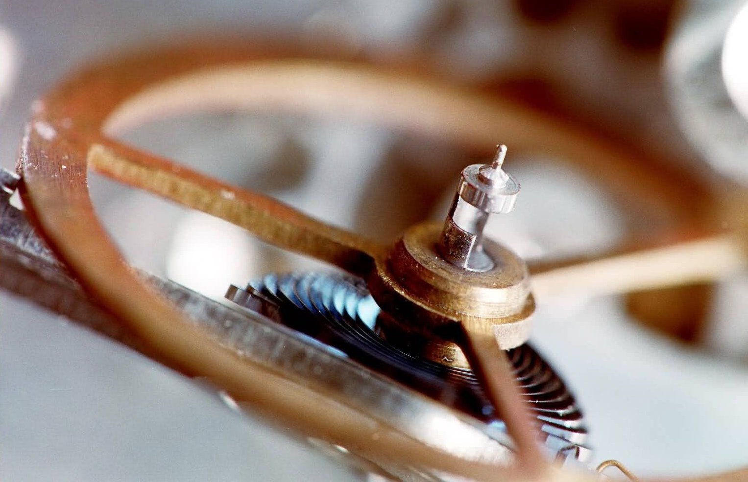 cylinder escapement in a pocket watch