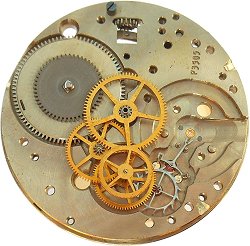 chronograph parts removed