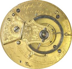 English Verge Fusee movement