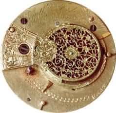 English verge fusee pocket watch
