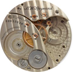 Elgin Railroad Watch balance wheel removed