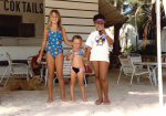 people at Boca Chica Beach