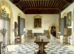 The reception area