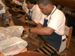 Hand-made cigars in Santiago