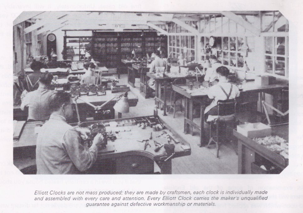 Elliott clock workshop
