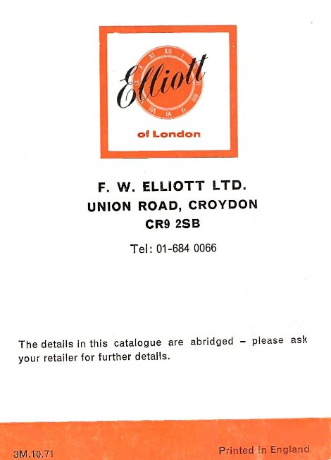 Elliott clocks address