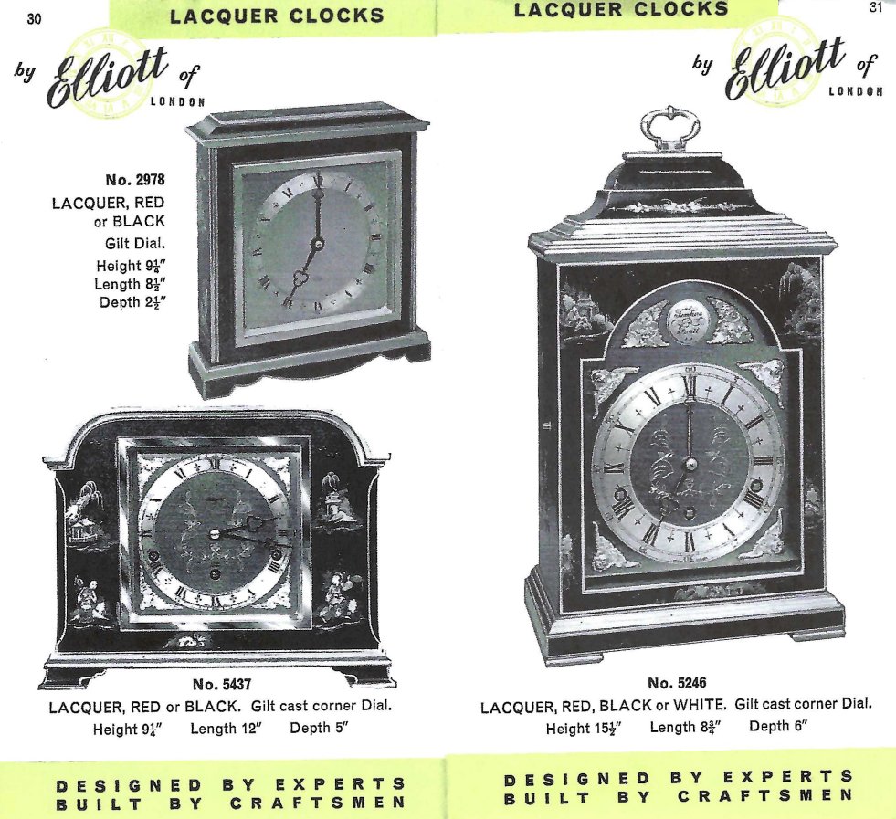 Elliott clocks 2978 5437 5246