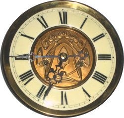 Gustav Becker clock dial