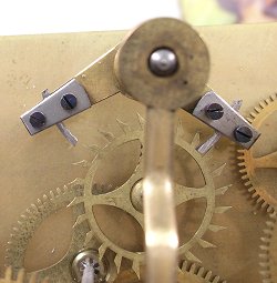 Vuliamy escapement in Lenzkirsch clock